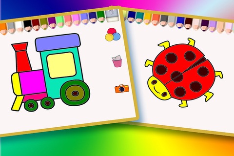 Panda Coloring - 爱画熊猫和鸟儿的小博士童童 screenshot 3