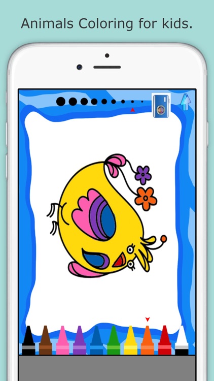 1-6 Animals Coloring book for Kids screenshot-3