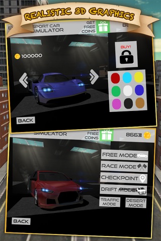 Extreme Super Sports Car City Traffic Drive and Real Asphalt Road Drift Race Simulator screenshot 4