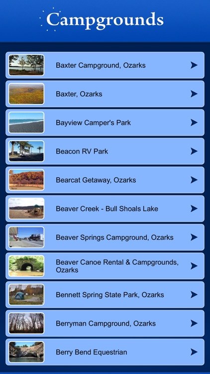 Missouri Campgrounds and RV Parks