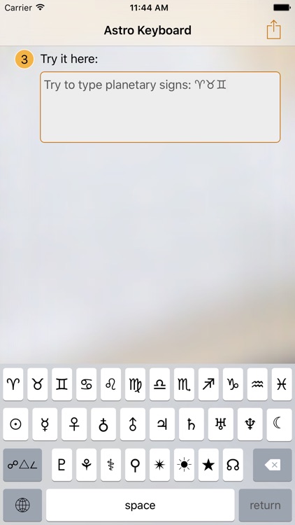 Astro Keyboard for Astrology and Astronomy