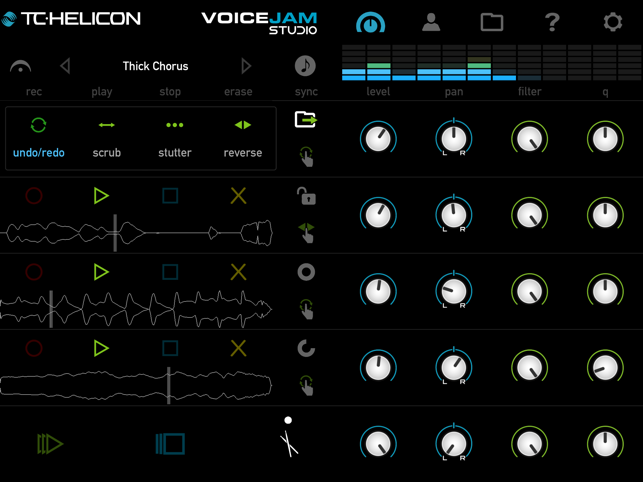 ‎VoiceJam Studio: Live Looper & Vocal Effects Processor Screenshot