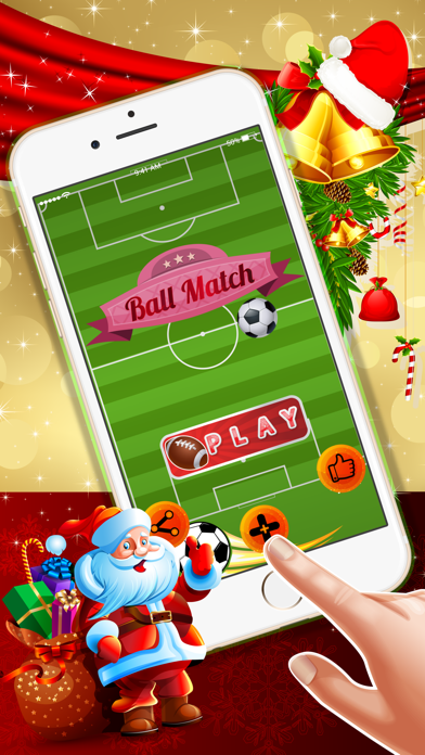 How to cancel & delete Ball Match 3 : - Awesome matching game for Christmas season ! from iphone & ipad 1