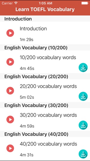 Learn TOEFL Vocabulary(圖1)-速報App