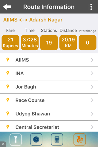Delhi Metro Info screenshot 2