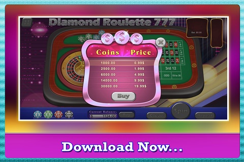 OMG Diamond  Roulette 777 - Free Roulette screenshot 3