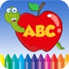 ABC Animals coloring book for kindergarten kids and toddlers