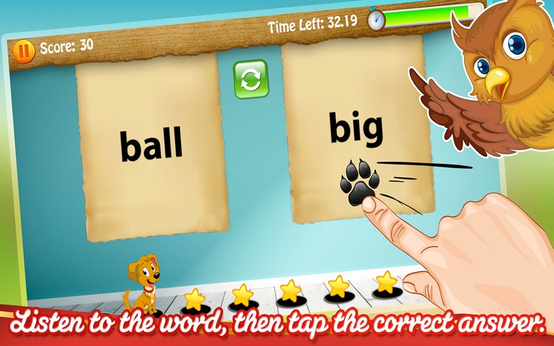 Sight Words Puppy Dash: Vocabulary &amp; Dolch Words Reading &amp; Spelling Game thumbnail 3