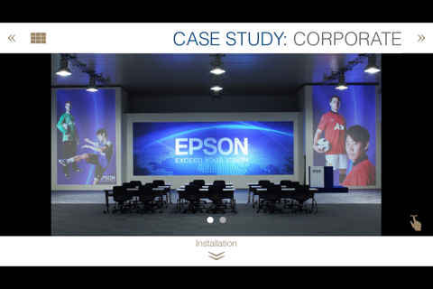 Epson Projector Case Studies screenshot 4