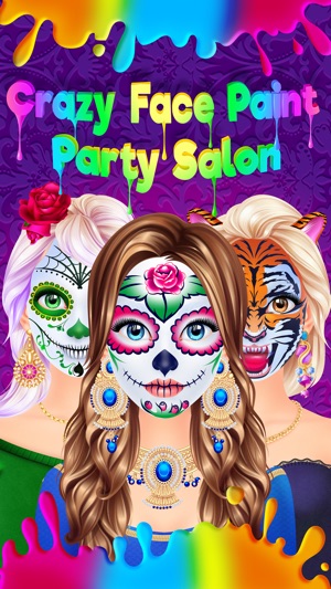 Crazy Face Paint Party Salon - Makeup & Kids Games(圖1)-速報App