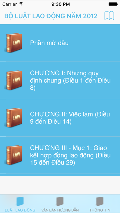 How to cancel & delete Bộ Luật Lao Động Năm 2012 from iphone & ipad 1