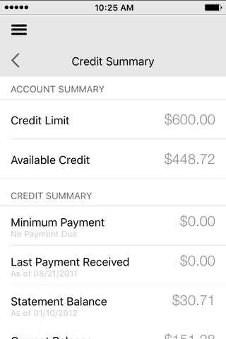 Talbots Credit Card App screenshot 3