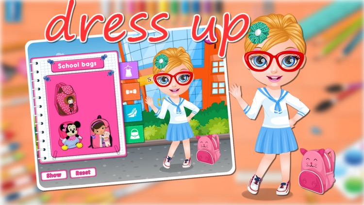 Baby school dress up deals games