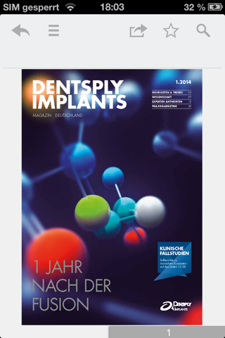 DENTSPLY Implants Magazin screenshot 3
