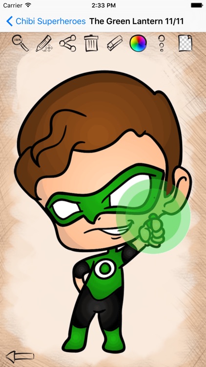 Draw And Paint Chibi Superheroes screenshot-4