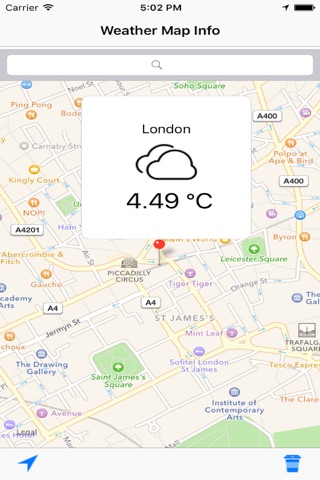 TapWeatherMap screenshot 2