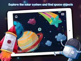 Game screenshot PaintPad Space School Edition: A fun and simple drawing, colouring and painting game for babies and toddlers apk