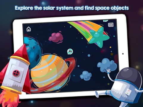 PaintPad Space School Edition: A fun and simple drawing, colouring and painting game for babies and toddlers screenshot 2