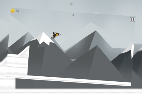 Snowmobile mountain trails hardcore racing Free screenshot 2