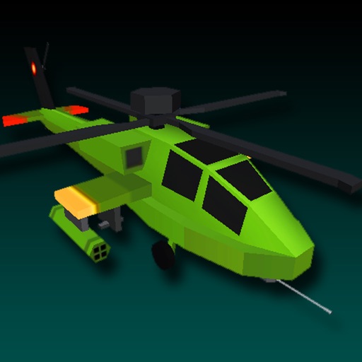 Blocky Helicopter Strike iOS App
