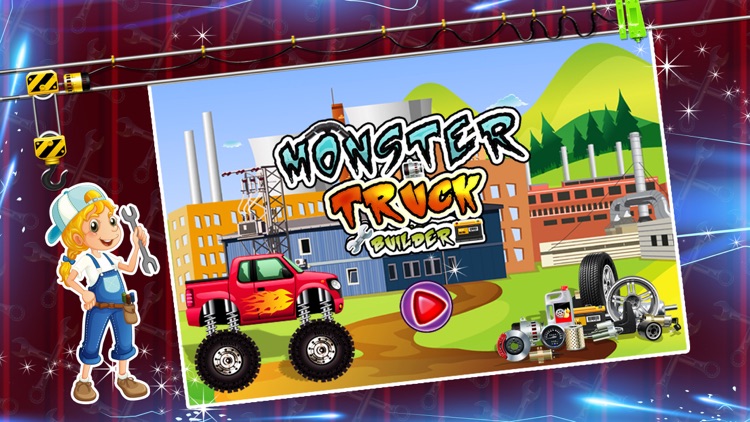Monster Truck Builder - Build 4x4 vehicle in this crazy mechanic game for kids