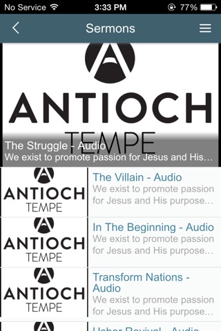 Antioch Tempe screenshot 2