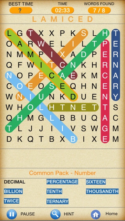 Word Search - Find Crossword Puzzles
