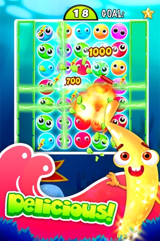 Candy Zoom - sweetest star and match-3 angry juice heroes swap free screenshot 3