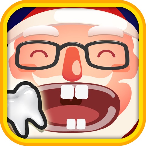 Dr. Santa for Fun Crazy Kids Dentist Game Free - Stop Toothache & Enjoy Candy Blast Mania! icon