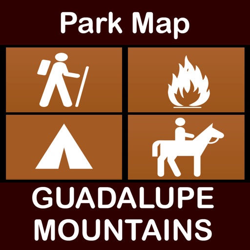 Guadalupe Mountains National Park : GPS Hiking Offline Map Navigator icon