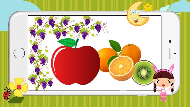 Pre-Schools Quiz Fruits And Vegetables Flashcards Names In English - Free Educational Kids Games For 1,2,3,4 To 3 Years Old