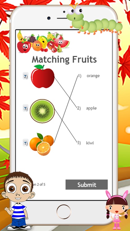 ABC Game for Nursery - Kid Learning Fruits match