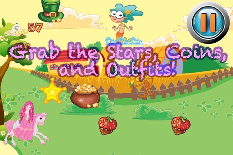 Strawberry Princess and Brave Pink Horse - Fun Free Game for Girls screenshot 4