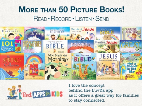 101 Christian Books LuvYa Recorder for Kids – Record your Children's Bibles, Devotions and Prayers screenshot 3