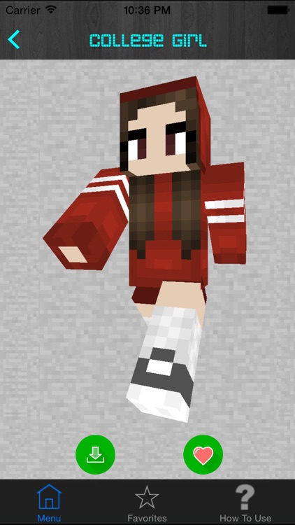 minecraft pe skins girl