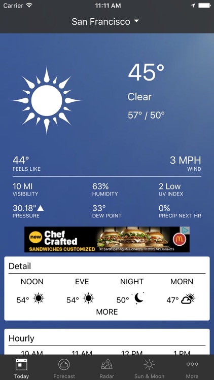 1Weather - Forecast, Radar, Widget & Alerts
