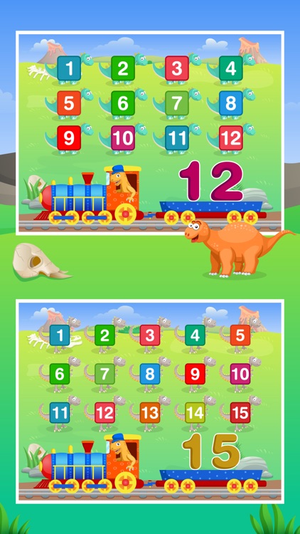 Dinosaur Number Train - Jurassic Dino Educational Game & Fun Activity to Help Kids and Toddlers Learn Numbers screenshot-3