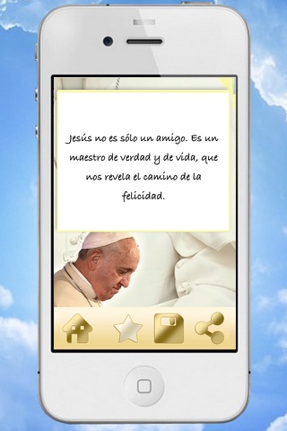 Phrases Pope Francisco I in Spanish catholic best quotations - Premium screenshot 3