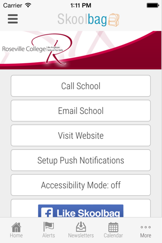 Roseville College - Skoolbag screenshot 3
