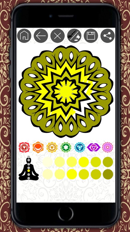 Mandalas coloring book – Secret Garden colorfy game for adults screenshot-4