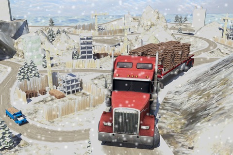 Winter Truck Driver Cargo Simulator Game screenshot 4