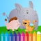 Animal Coloring Book for Kids and Preschool Toddler who Love Cute Pet Games for Free