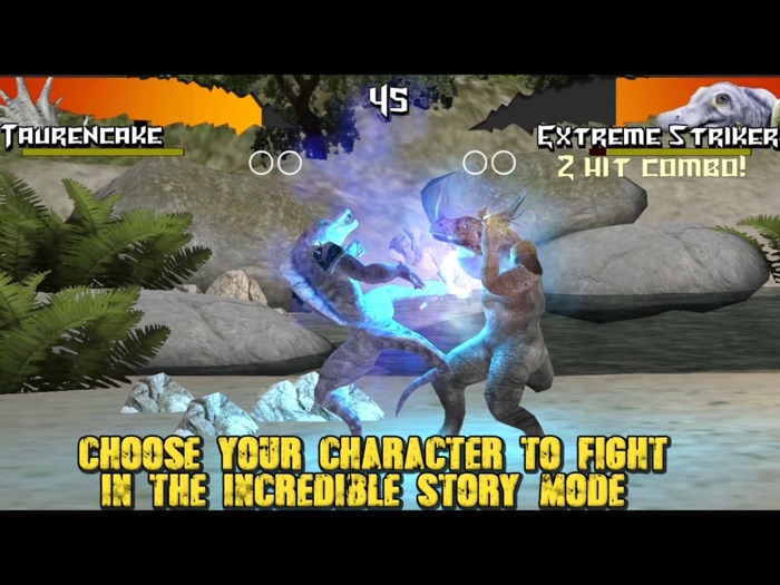 Dinosaurs Free Fighting Game