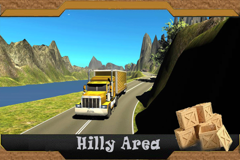Cargo Truck Drive : Transport Fun Free Goods Game screenshot 3