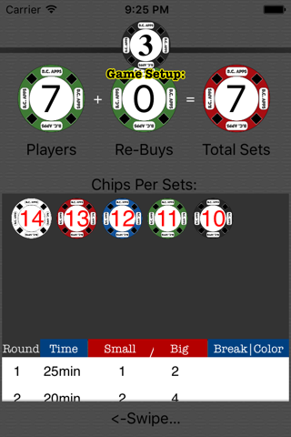 Poker Setup & Timer: Texas Hold'em screenshot 3