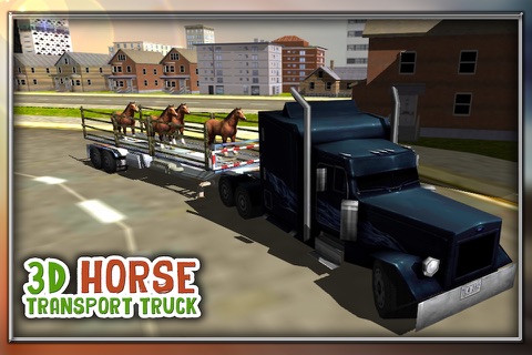 Real City Horse Transporter Truck screenshot 3
