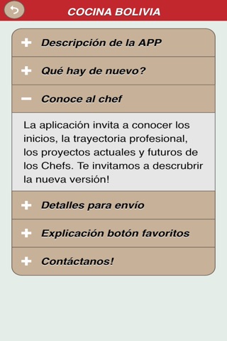 Cocina Bolivia screenshot 2