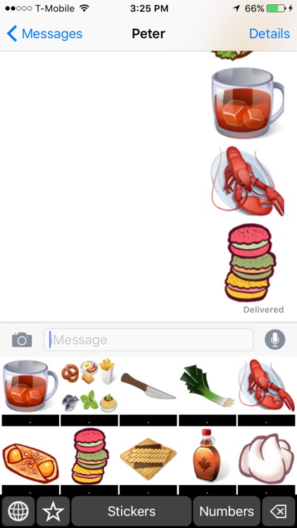 Food Addiction Emoji: Keyboard Stickers and Chat Icons