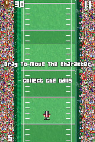 American Blocky Football Touchdown - Super Bowl Defender League screenshot 2