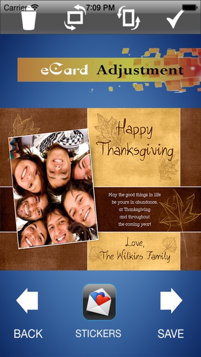 How to cancel & delete PostEcards- Best Thanksgiving Quotes Stickers & Photo Personalized Greeting Cards from iphone & ipad 4